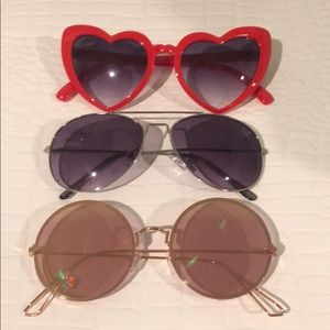 3-pair set of fun glasses!!